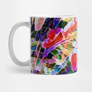 Colorful Cleome Spider Flower print Mug